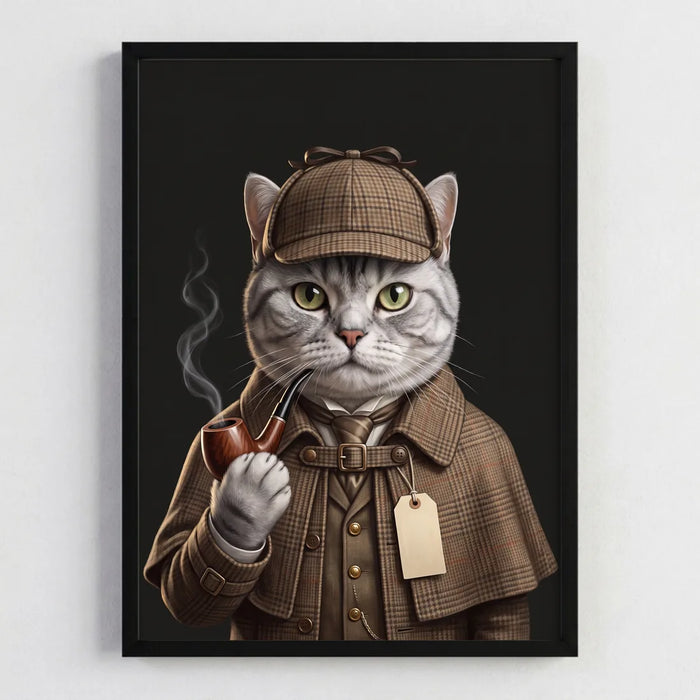 The Day Jobs pet portrait, the detective
