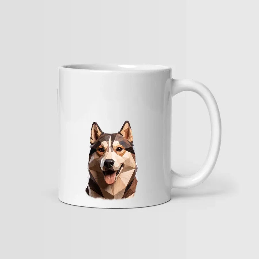 Carved Wood Mug